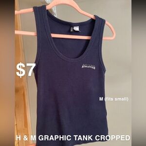 Navy Graphic Tank